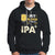 My Blood Type Is IPA+ Funny IPA Positive Craft Beer Lovers Hoodie TS02 Dark Heather Printyourwear