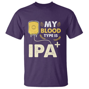 My Blood Type Is IPA+ Funny IPA Positive Craft Beer Lovers T Shirt TS02 Printyourwear