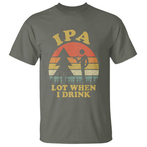 IPA Lot When I Drink Funny I Pee A Lot Vintage Beer Lover T Shirt TS02 Printyourwear