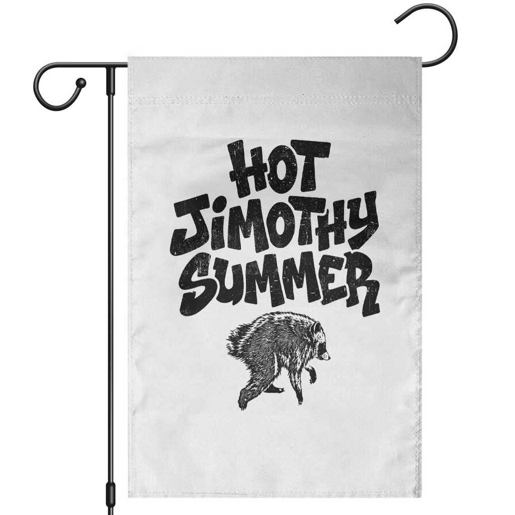 Hot Jimothy Summer Funny Viral Seattle Raccoon Graphic Garden Flag Viral Trash Panda Meme TS02 White Print Your Wear