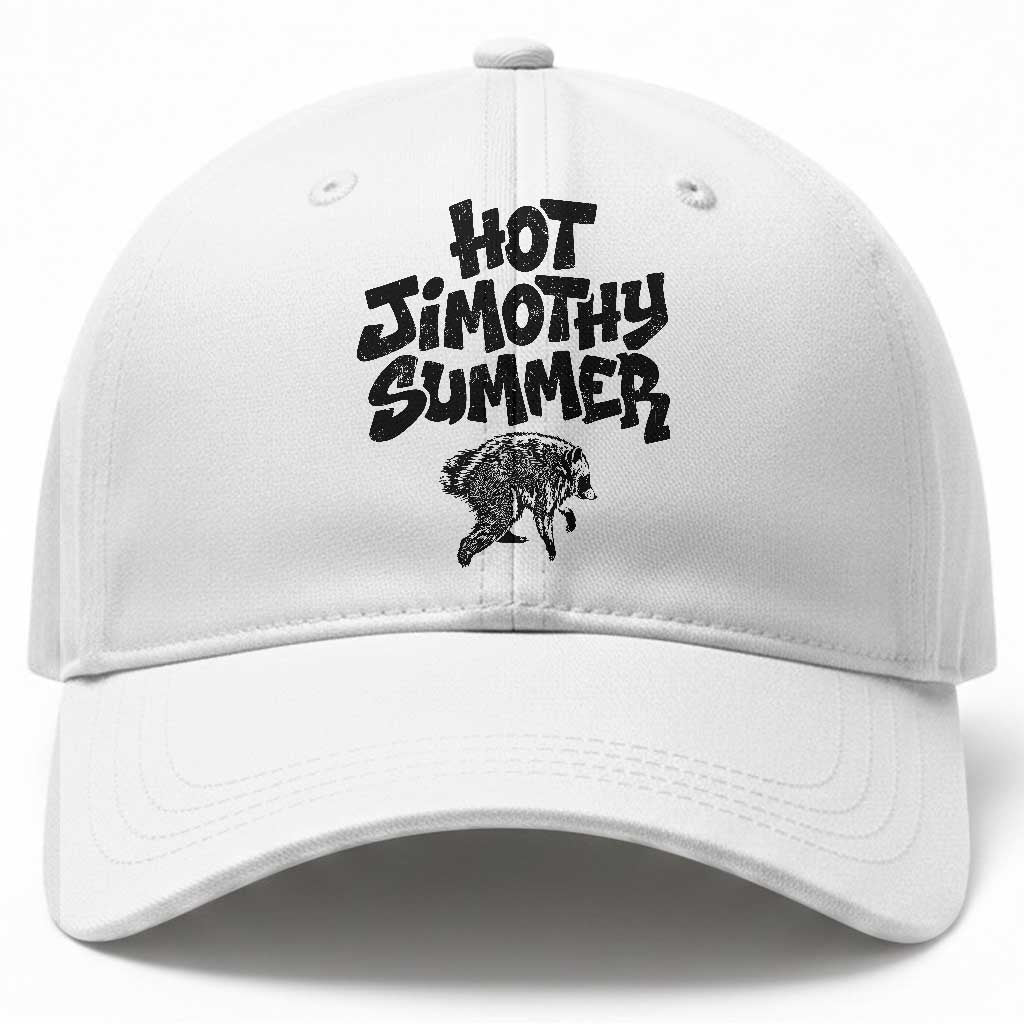 Hot Jimothy Summer Funny Viral Seattle Raccoon Graphic Baseball Cap Viral Trash Panda Meme TS02 Print Your Wear