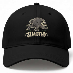 Funny Running Jimothy the Raccoon Baseball Cap Viral Seattle Trash Panda Meme TS02 Print Your Wear
