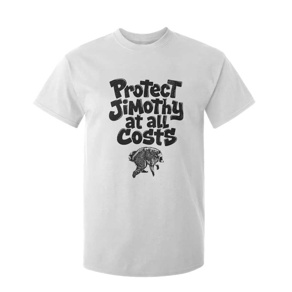 Protect Jimothy At All Costs Viral Seattle Raccoon T Shirt For Kid Trash Panda Legend Lover Supporter TS02 White Print Your Wear