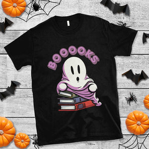 Halloween Reading T Shirt Booooks Cute Ghost Boo Sheet TS02 Black Print Your Wear