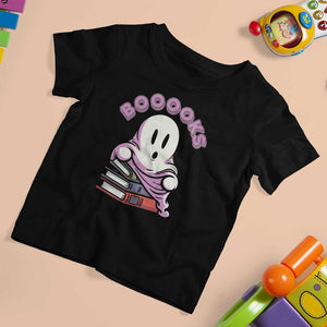 Halloween Reading T Shirt For Kid Booooks Cute Ghost Boo Sheet TS02 Black Print Your Wear