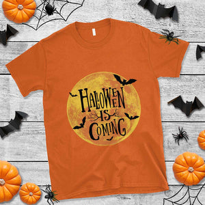 Halloween Season T Shirt Spooky Season Is Coming Scary Night TS02 Orange Print Your Wear