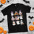 Halloween Reading T Shirt Reading Books Boo Sheet Ghosts Teacher Librarian TS02 Black Print Your Wear