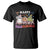 Happy HalloThanksMas T Shirt Halloween Thanksgiving Christmas Groovy TS02 Black Print Your Wear