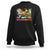 HalloThanksMas Dinosaur Sweatshirt Halloween Thanksgiving Christmas TS02 Black Print Your Wear