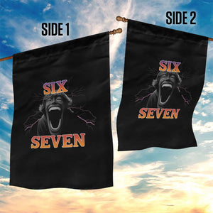 Mason 67 Kid Meme Garden Flag Devil Edit Viral Six Seven Scream TS02 Print Your Wear