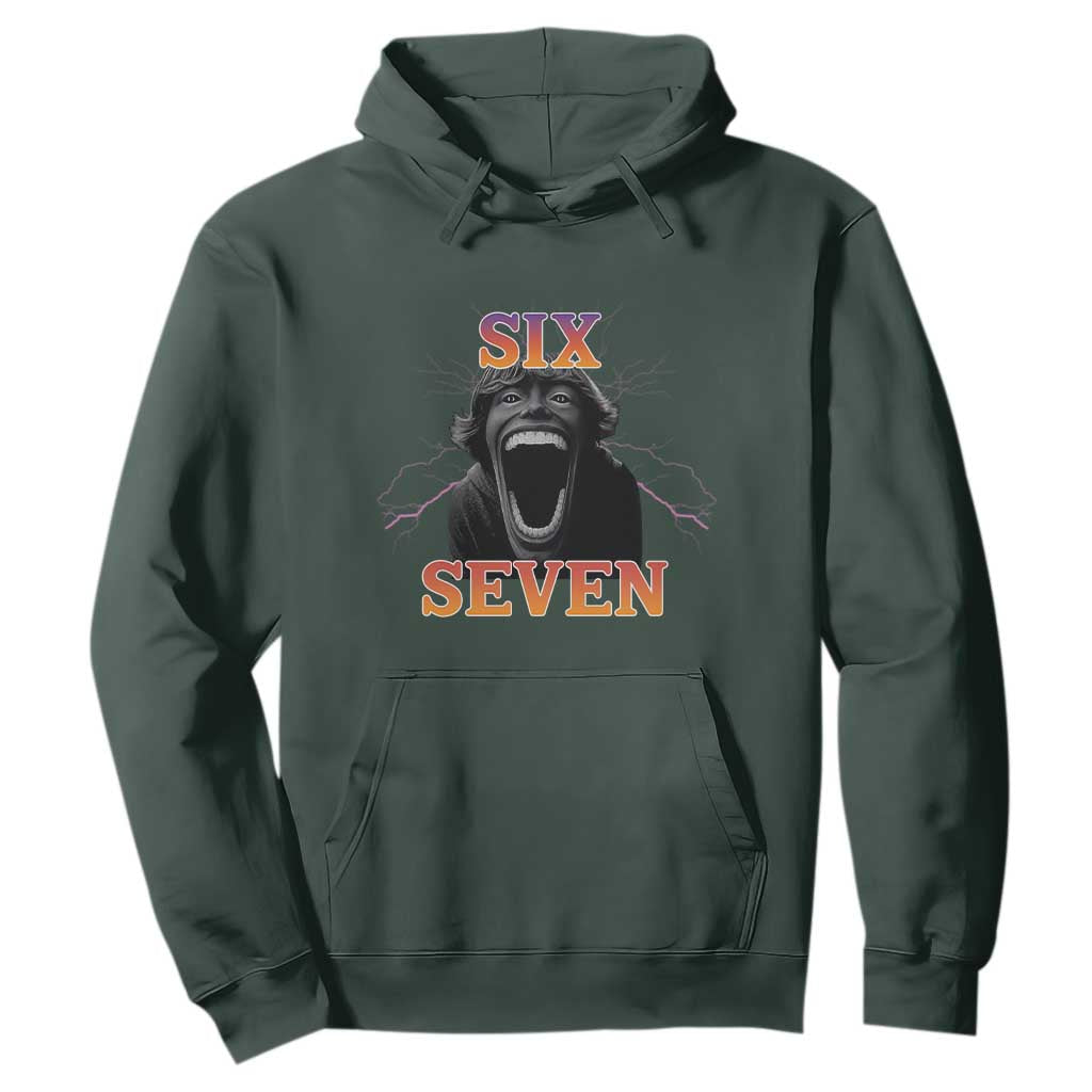 Mason 67 Kid Meme Hoodie Devil Edit Viral Six Seven Scream TS02 Dark Forest Green Print Your Wear