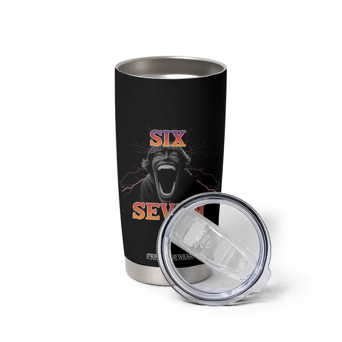 Mason 67 Kid Meme Tumbler Cup Devil Edit Viral Six Seven Scream TS02 Print Your Wear