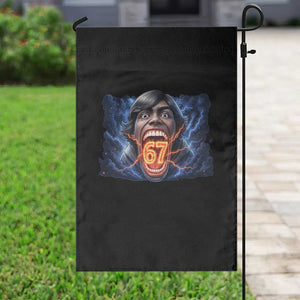 Screaming Mason 67 Kid Meme Garden Flag Six Seven Viral Devil Transformation Horror Edit TS02 Print Your Wear