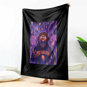 Mason 67 Meme Graphic Throw Blanket Glowing Eyes Devil Edit 6 7 Viral Six Seven Scream TS02 Print Your Wear