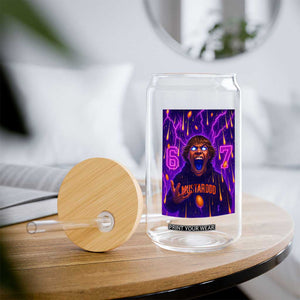 Mason 67 Meme Graphic Glass Can Glowing Eyes Devil Edit 6 7 Viral Six Seven Scream TS02 Print Your Wear