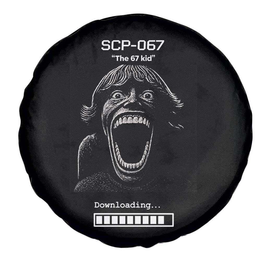 SCP 67 Mason The 6 7 Kid Meme Spare Tire Cover Six Seven Boy Horror Edit TS02 Print Your Wear
