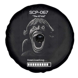 SCP 67 Mason The 6 7 Kid Meme Spare Tire Cover Six Seven Boy Horror Edit TS02 Print Your Wear