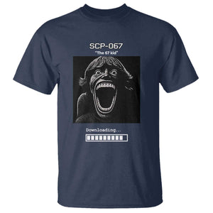 SCP 67 Mason The 6 7 Kid Meme T Shirt Six Seven Boy Horror Edit TS02 Navy Print Your Wear