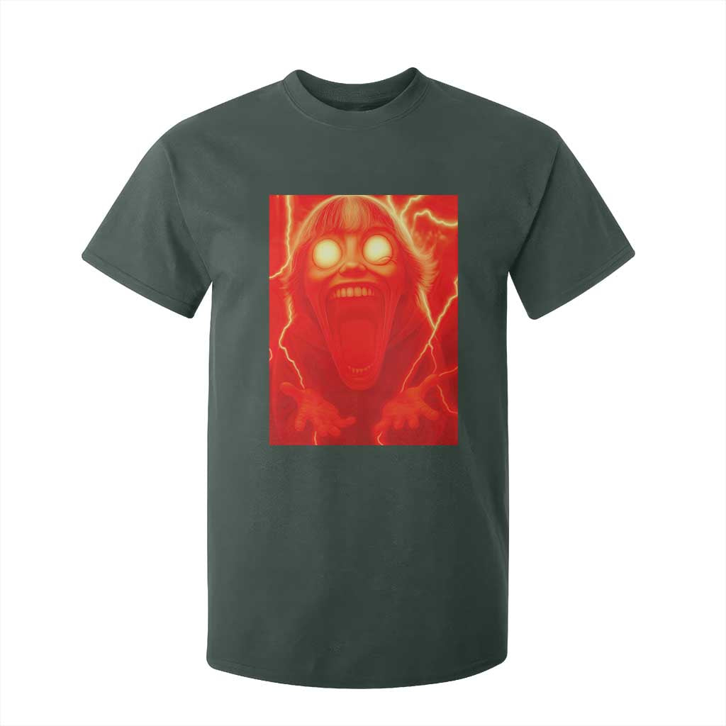 Mason 67 Devil Edit Graphic T Shirt For Kid Viral 6 7 Possession Six Seven Meme TS02 Dark Forest Green Print Your Wear