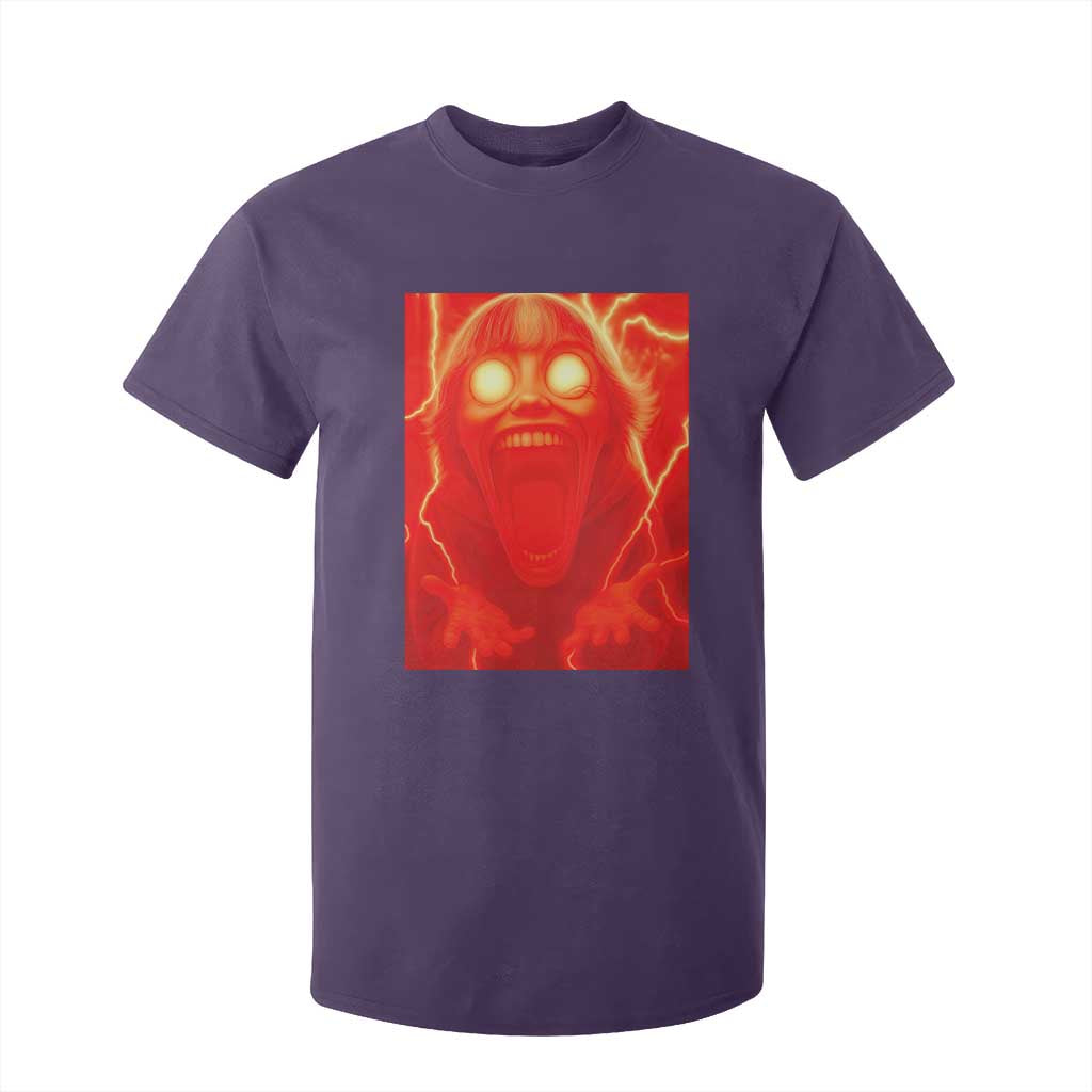 Mason 67 Devil Edit Graphic T Shirt For Kid Viral 6 7 Possession Six Seven Meme TS02 Purple Print Your Wear