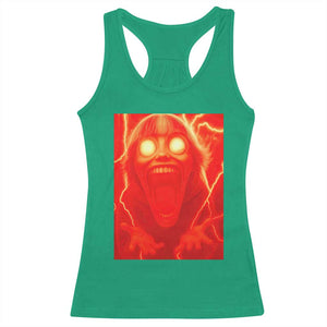 Mason 67 Devil Edit Graphic Racerback Tank Top Viral 6 7 Possession Six Seven Meme TS02 Irish Green Print Your Wear