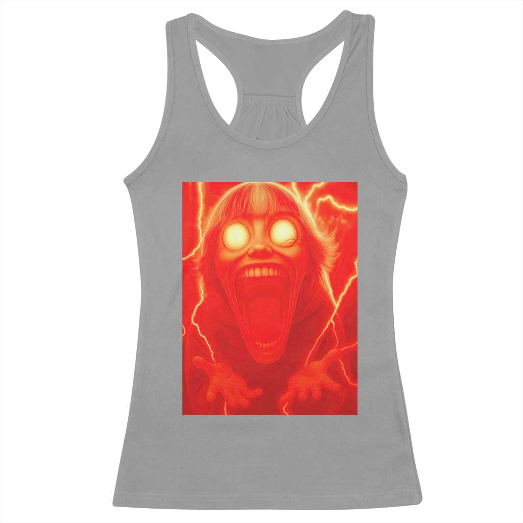 Mason 67 Devil Edit Graphic Racerback Tank Top Viral 6 7 Possession Six Seven Meme TS02 Sport Gray Print Your Wear