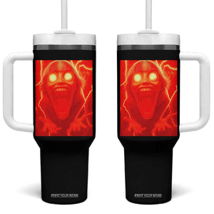 Mason 67 Devil Edit Graphic Tumbler With Handle Viral 6 7 Possession Six Seven Meme TS02 One Size: 40 oz Black Print Your Wear