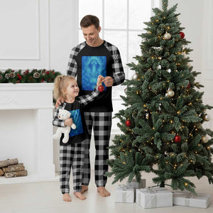 Divine 67 Meme Plaid Pajama Set Celestial Mason 6 7 Spiritual Six Seven Angelcore TS02 White Plaid Print Your Wear