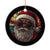 African American Santa Stained Glass Effect Printed Christmas Ornament Melanin Claus Festive Xmas Tree TS02 Print Your Wear