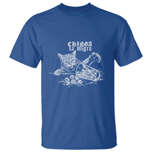 Chinga La Migra Protest Cat T Shirt Spanish Resistance Against Ice TS02 Royal Blue Print Your Wear