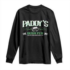 Funny St Patricks Day Drinking Long Sleeve Shirt Paddy Irish Pub TS02 Black Print Your Wear