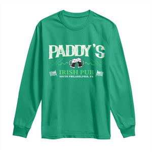 Funny St Patricks Day Drinking Long Sleeve Shirt Paddy Irish Pub TS02 Irish Green Print Your Wear