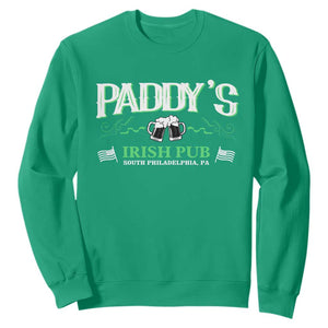 Funny St. Patricks Day Drinking Sweatshirt Paddy Irish Pub TS02 Irish Green Printyourwear