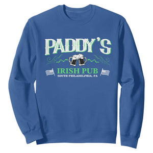 Funny St. Patricks Day Drinking Sweatshirt Paddy Irish Pub TS02 Royal Blue Printyourwear