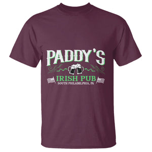 Funny St. Patricks Day Drinking T Shirt Paddy Irish Pub TS02 Maroon Printyourwear