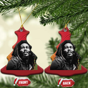 Legend Bob Christmas Ornament One Love The Reggae Vintage Graphic TS02 Christmas Tree Red Print Your Wear