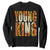 African Kente Sweatshirt Young King for Boys Men TS02 Black Printyourwear