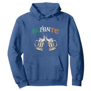 Funny St. Patricks Day Drinking Hoodie Slainte Irish Cheers TS02 Royal Blue Printyourwear