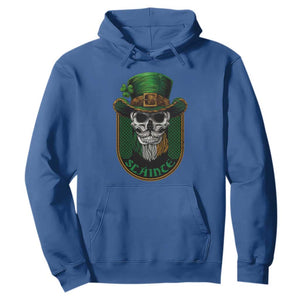 Irish Skull Hoodie Slainte Cheers Funny St. Patricks Day Drinking Lover TS02 Royal Blue Printyourwear