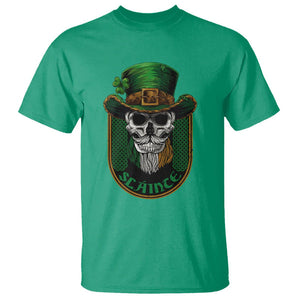 Irish Skull T Shirt Slainte Cheers Funny St. Patricks Day Drinking Lover TS02 Irish Green Printyourwear