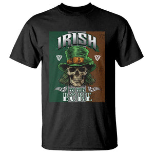 Irish Skull T Shirt Irish To The Born TS02 Black Printyourwear