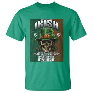 Irish Skull T Shirt Irish To The Born TS02 Irish Green Printyourwear