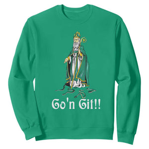 Funny St. Patricks Day Sweatshirt Go'n Git Snakes TS02 Irish Green Printyourwear