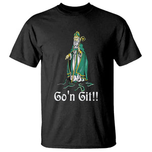 Funny St. Patricks Day T Shirt Go'n Git Snakes TS02 Black Printyourwear