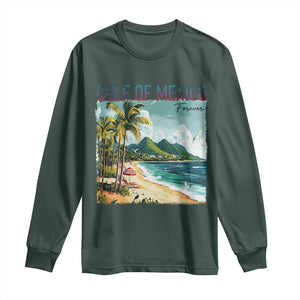 Gulf of Mexico Forever Long Sleeve Shirt Retro Beach TS02 Dark Forest Green Print Your Wear