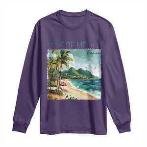 Gulf of Mexico Forever Long Sleeve Shirt Retro Beach TS02 Purple Print Your Wear