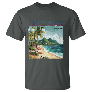Gulf of Mexico Forever T Shirt Retro Beach TS02 Dark Heather Print Your Wear