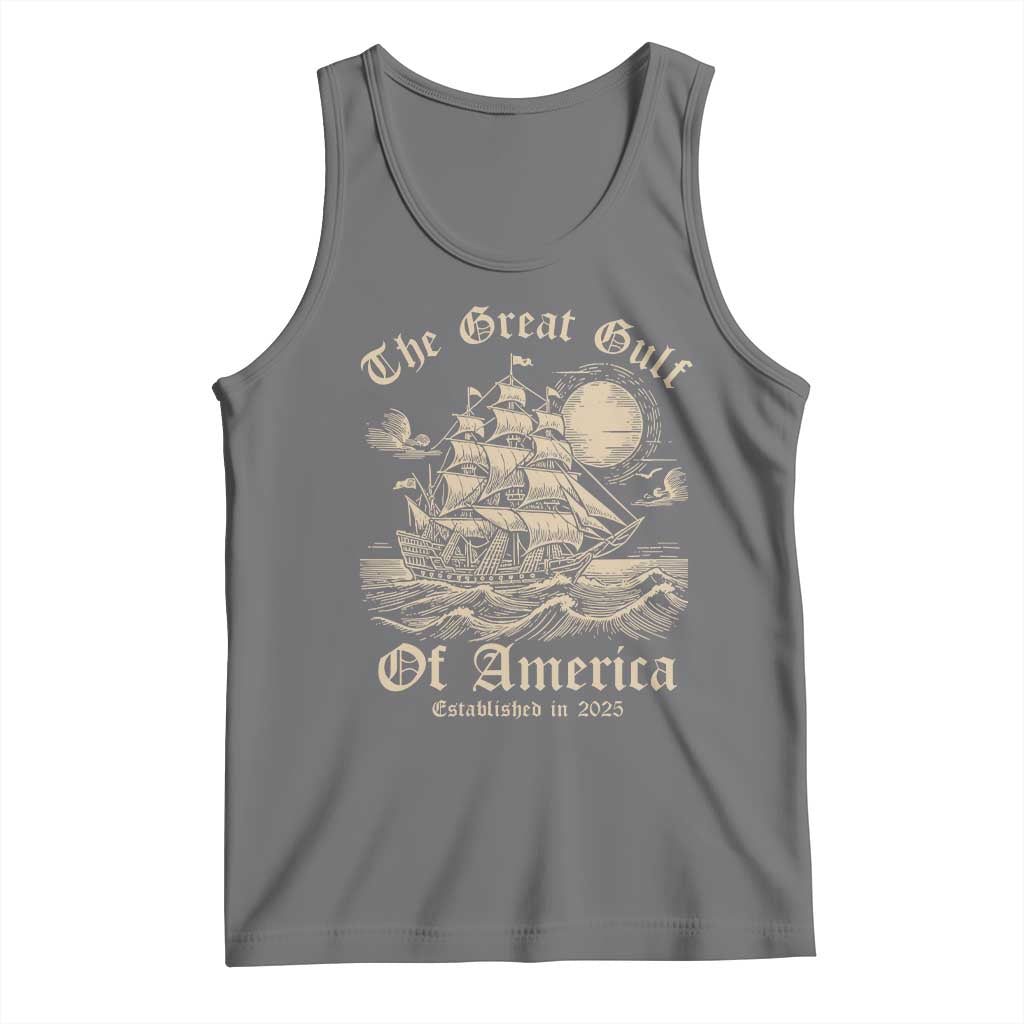 The Great Gulf Of USA Tank Top Established in 2025 TS02 Black Heather Print Your Wear