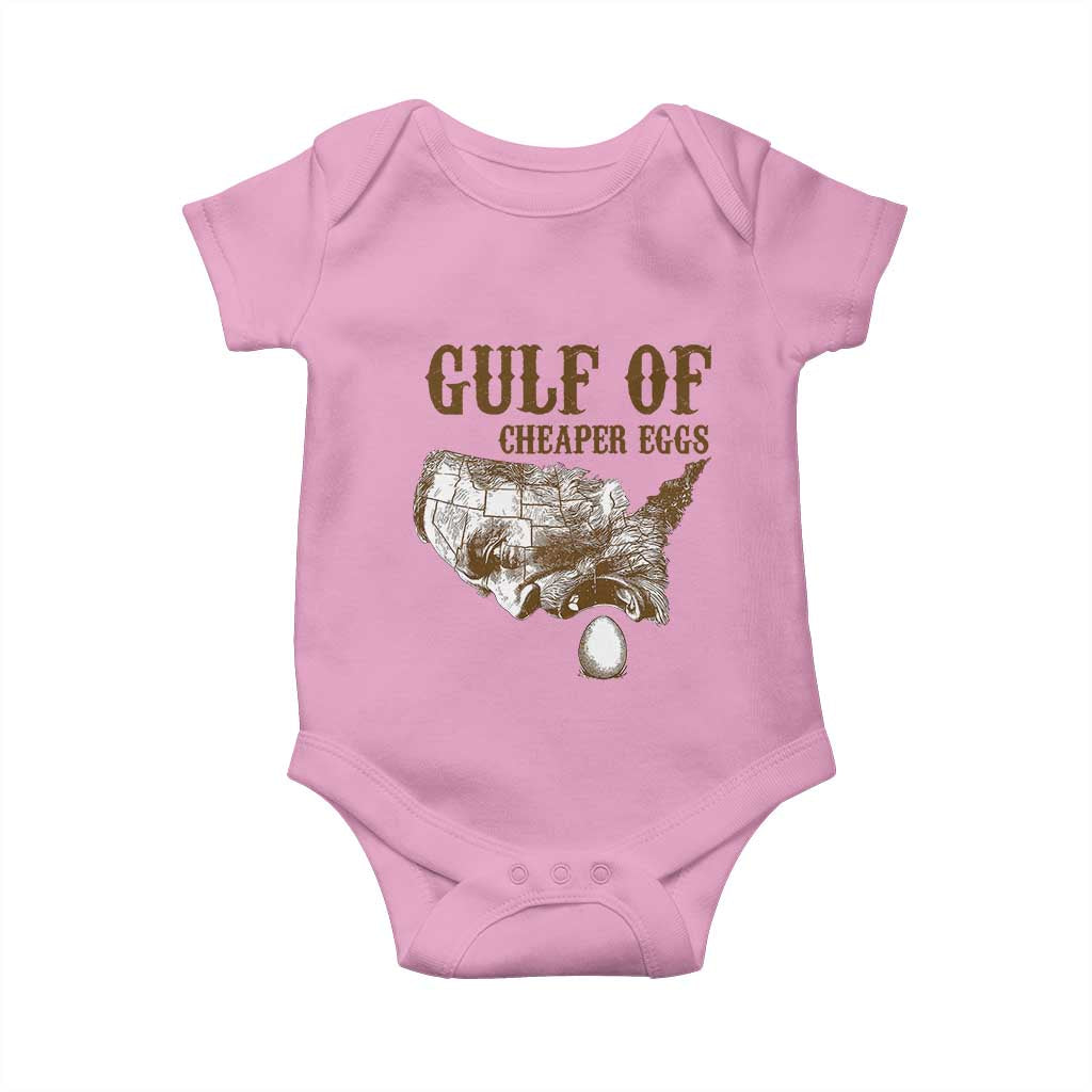 Gulf of Mexico Eggs Baby Onesie TS02 Light Pink Print Your Wear