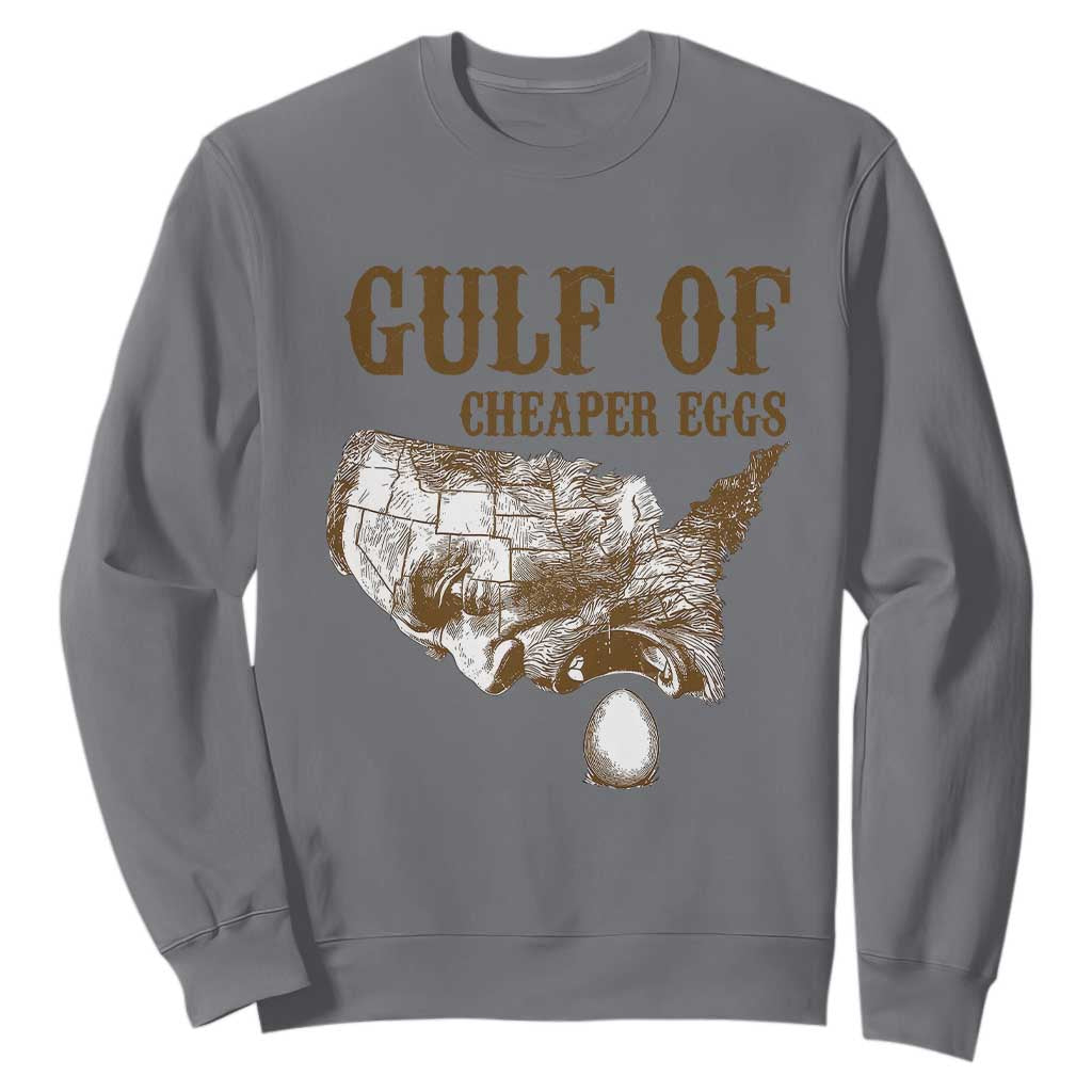Gulf of Mexico Eggs Sweatshirt TS02 Charcoal Print Your Wear
